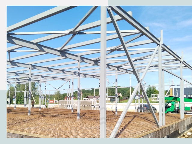 Строительство рынков в зиме