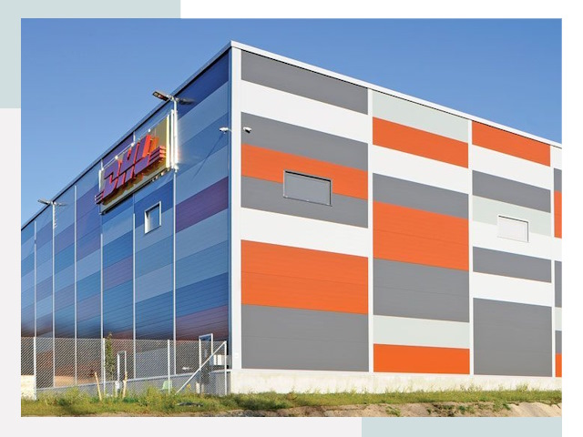 Строительство бизнес-центров в зиме