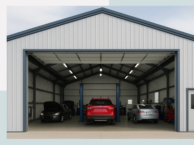 Ангары из сэндвич панелей от 614 руб. в Зима