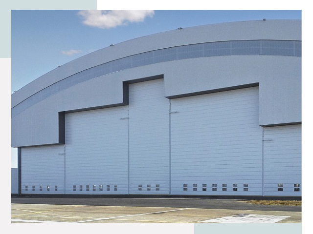 Раздвижные ангары в зиме