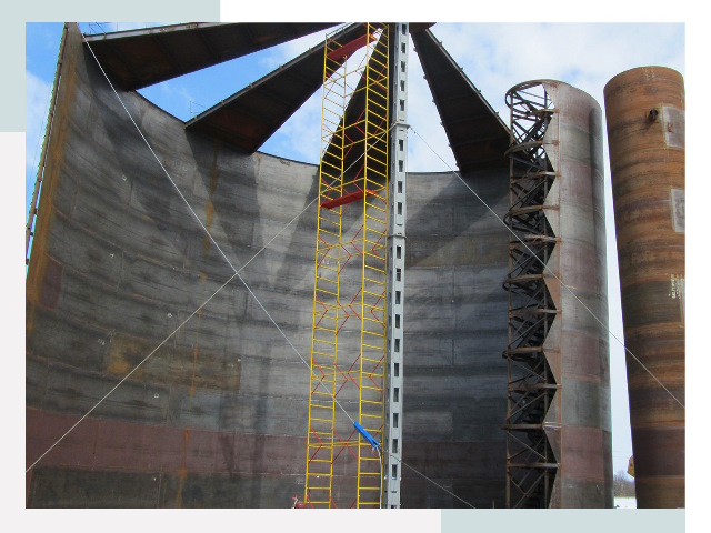 Строительство резервуаров в зиме