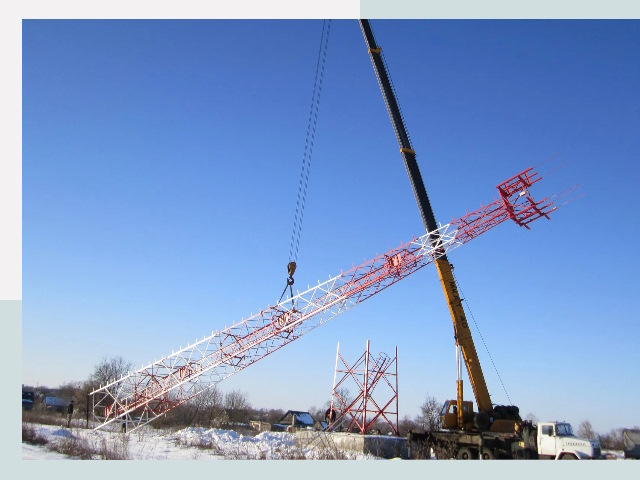 Строительство башен связи в зиме от 614 руб.