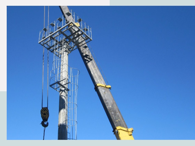 Монтаж осветительных мачт в Зима от 614 руб.