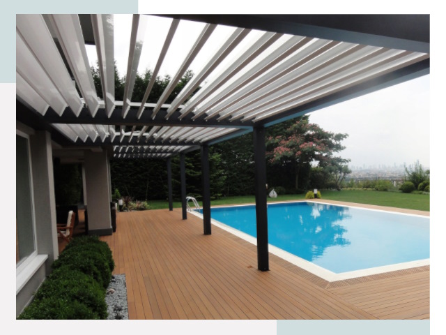 Перголы в зиме