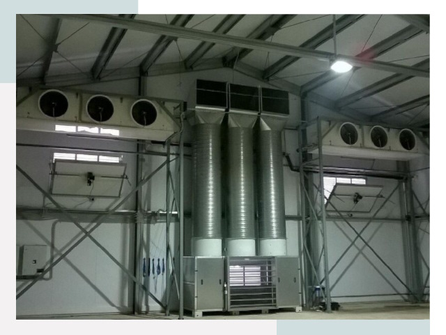 Инженерные системы для ангаров в зиме