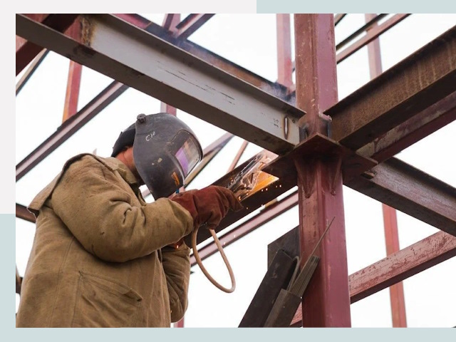 Ремонт металлоконструкций в зиме