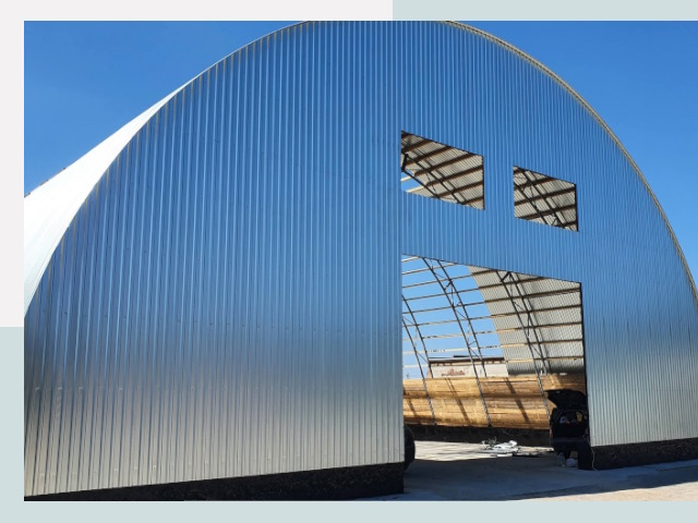 Ангары и металлоконструкции в зиме от 614 руб.